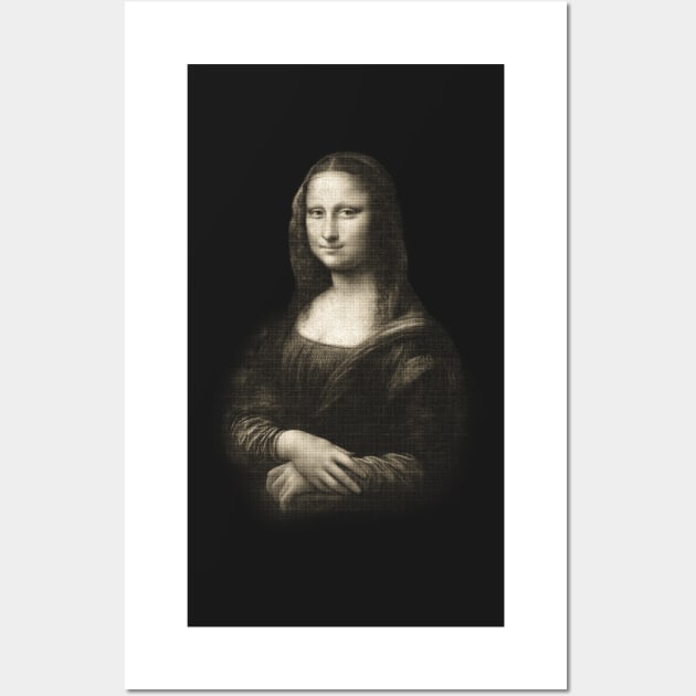 Mona Lisa in Vintage Sepia Wall Art by scotch